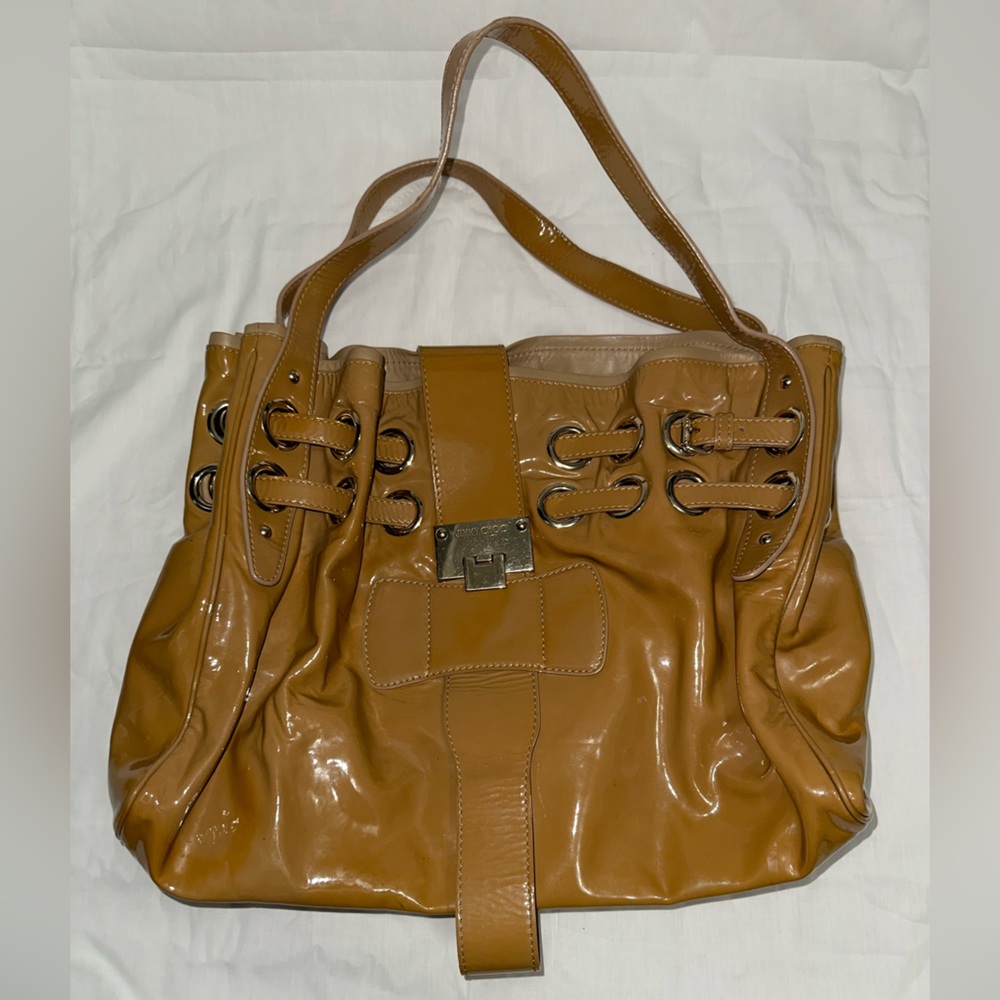 Jimmy Choo Leather Handle Ramona Bag